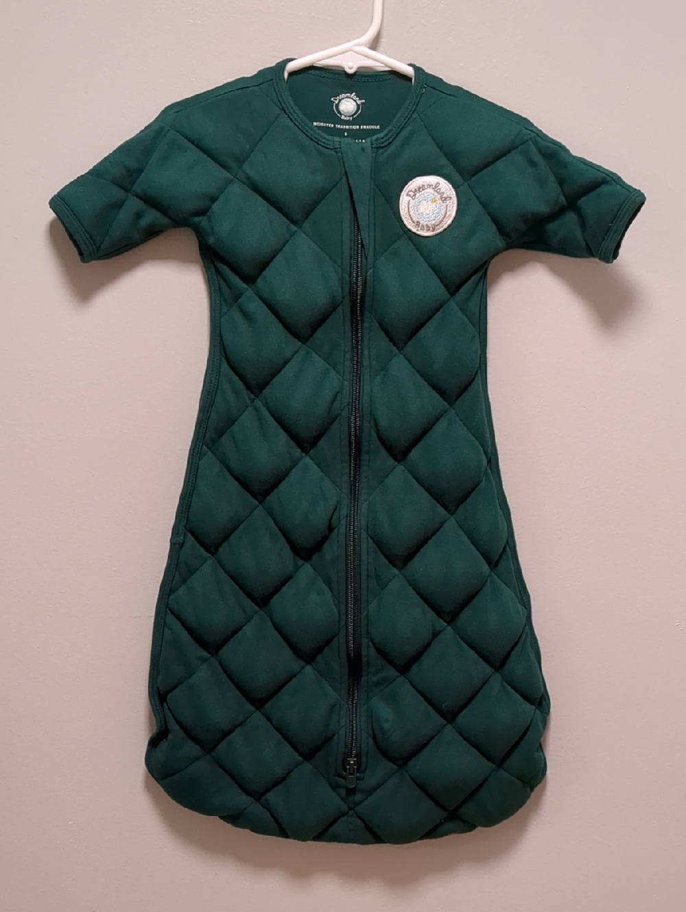 Dreamland Baby Dream Weighted Transition Sleep Sack Dark Green Cotton 3/6 Months